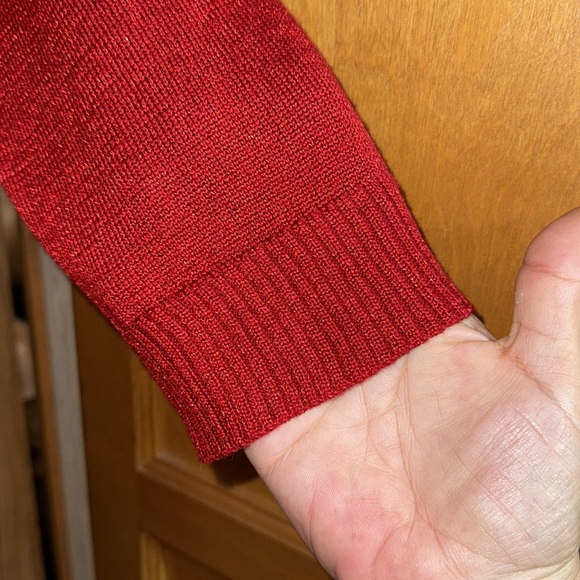 AGB speaking red sweater valentines new size medium - Picture 4 of 5